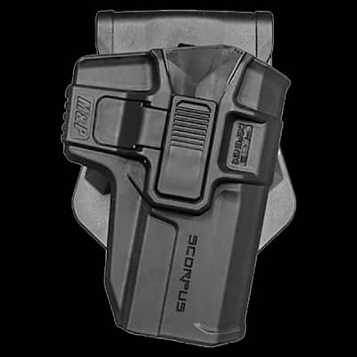 FAB Defense Scorpus Glock 17 Paddle Holster Black (level 2 retention)