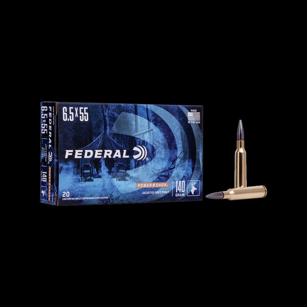 Product Image of Federal Power Shok 6.5X55 140Gr Swedish Mauser