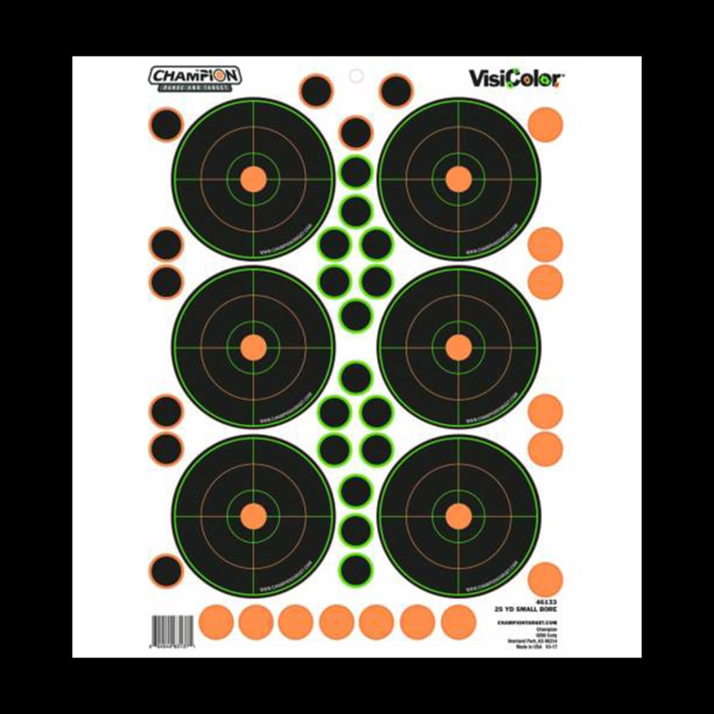 Product Image of Champion Visicolour 25 Yard Small Bore Targets (5 Pack)