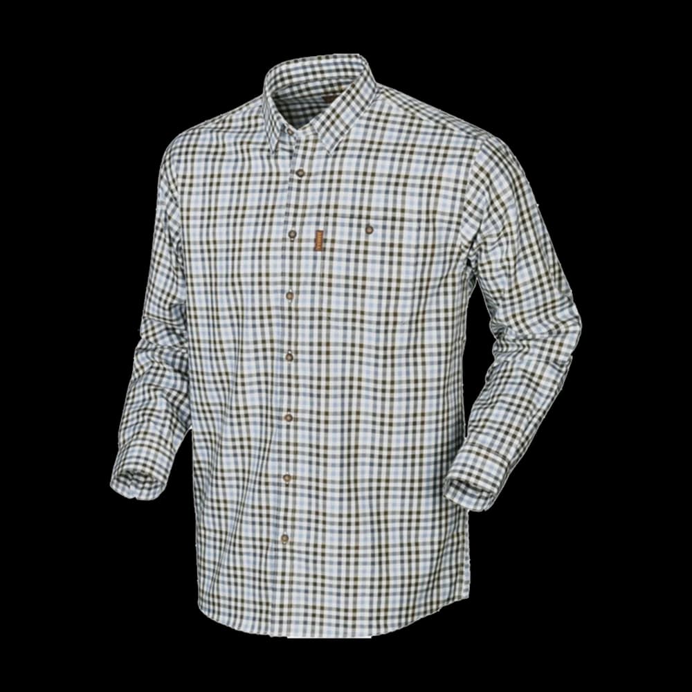 Product Image of Harkila Milford Shirt Heritage Blue Check  XXL