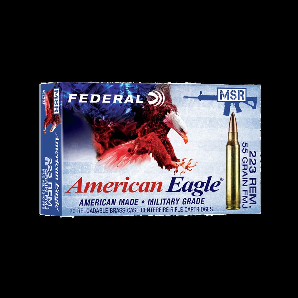 Product Image of American Eagle Rifle 223 Rem 55Gr FMJ Ammo