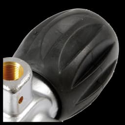 Image of Black Rubber Dive Bottle Handwheel