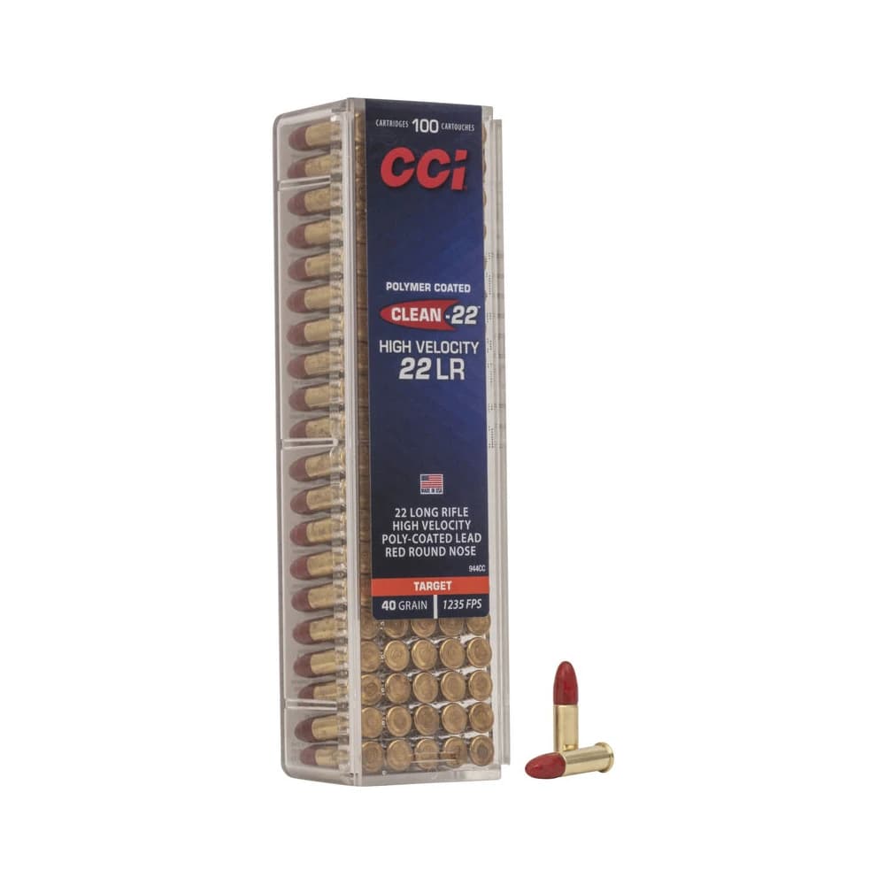 Product Image of CCI Clean High Velocity Red 22LR 40gr