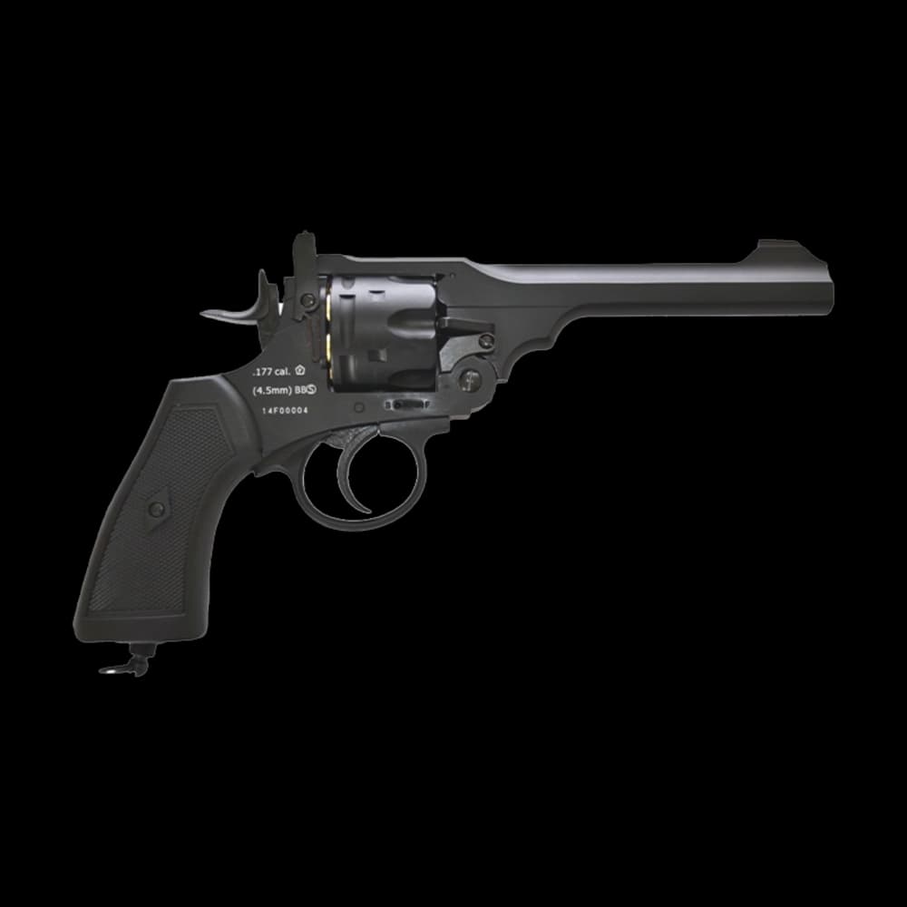 Product Image of Webley Mk Vi .455 .22 Black 6" Barrel Air Pistol