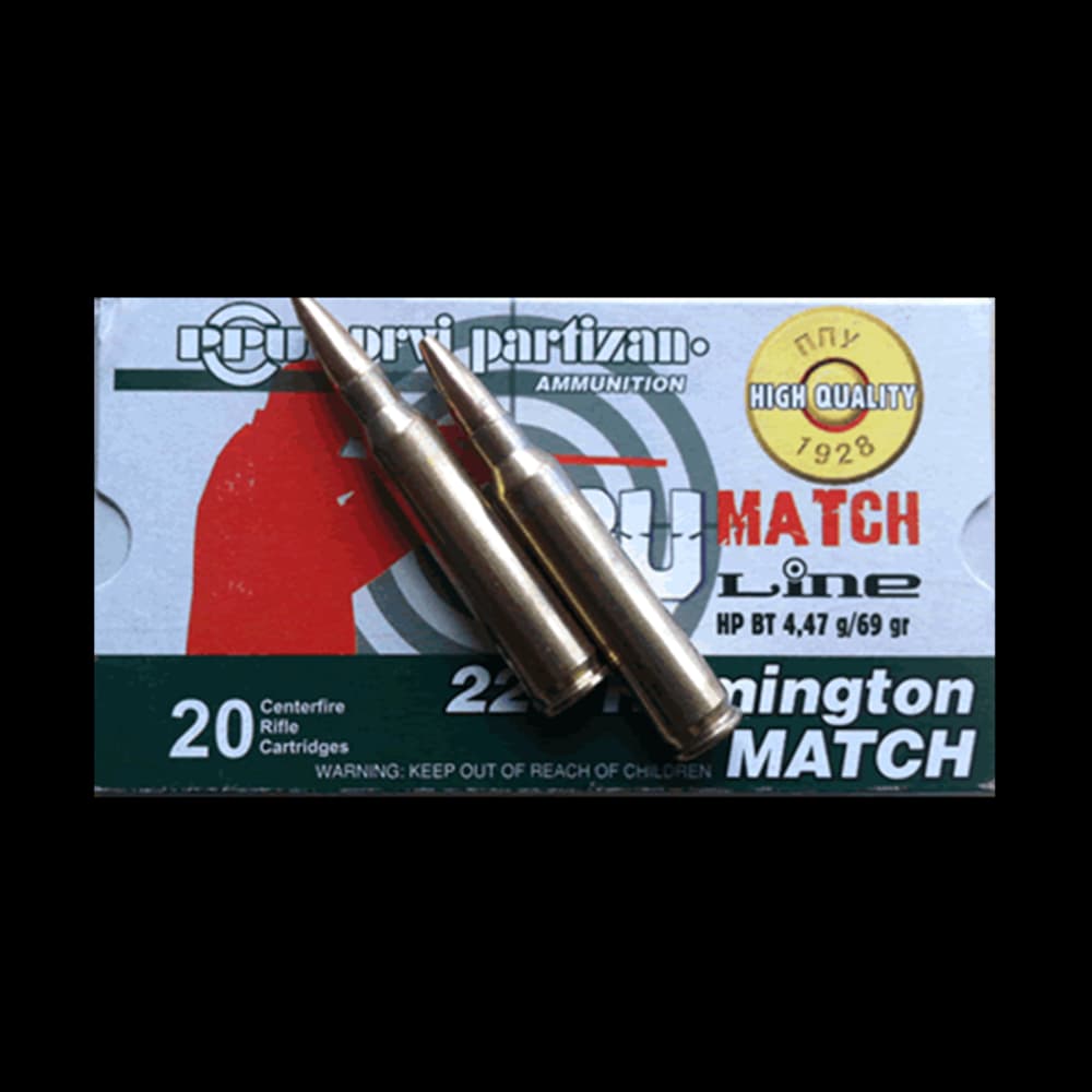 Product Image of Prvi Partizan 223 FMJ 69gr Ammo