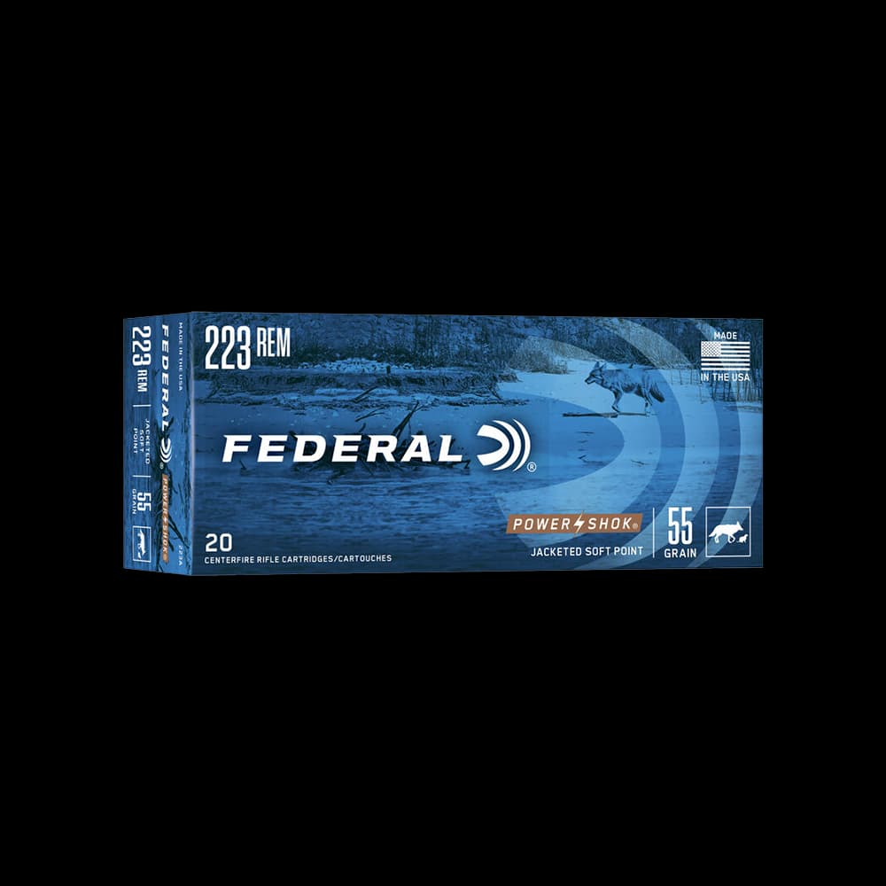 Product Image of Federal Power Shok 223 Sp 55G