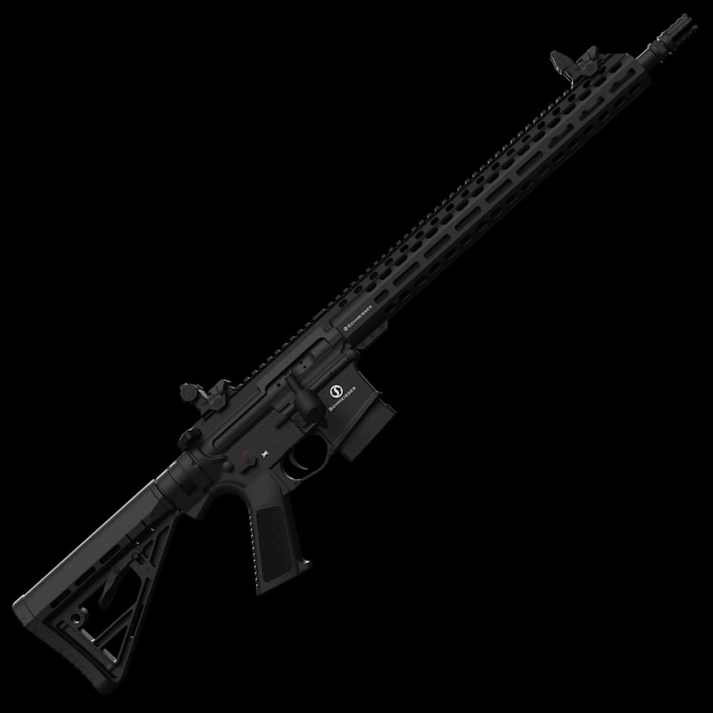 Product Image of Schmeisser M5FL Straight Pull Rifle 16.75" .223  Black