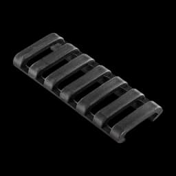 Image of Ergo 7 Slot Low Profile Ladder Rail Covers (3 Pack) Black