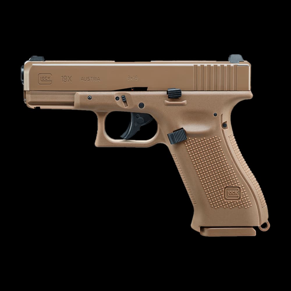 Product Image of Umarex Glock 19 4.5 mm BB Air Pistol Original Blowback Tan