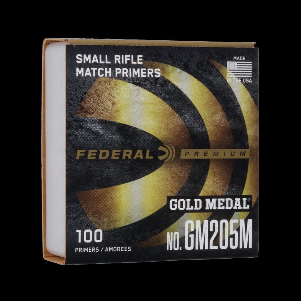 Product Image of Fedral Gold Medal Small Rifle Primer (100 Pack)