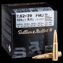 Image of S&B 7.62X39 FMJ 124gr