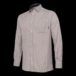 Image of Beretta Ellis Long Sleeve Shirt Ivory/Green  XL