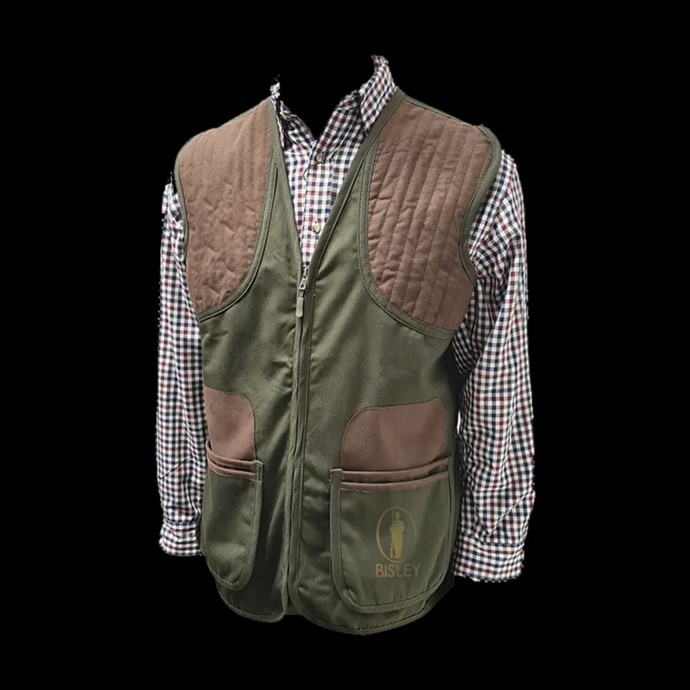 Product Image of Bisley Clay Vest Green/Brown  XL