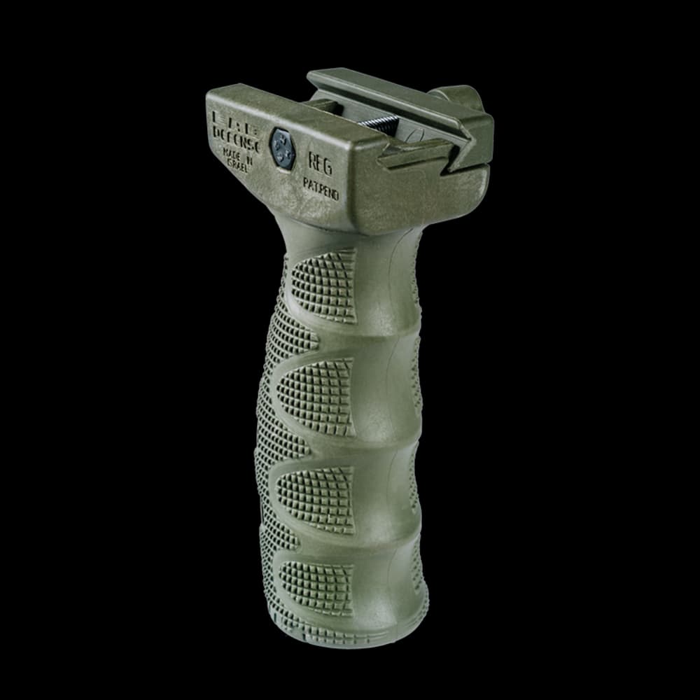 Product Image of FAB Defense AR15 Rubberised Ergonomic Foregrip Green