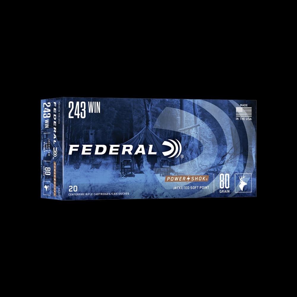 Product Image of Federal Power Shok 243 Sp 80G