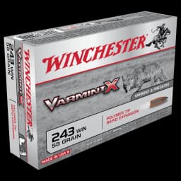 Image of Winchester Varmint X 243 58Gr Ammo