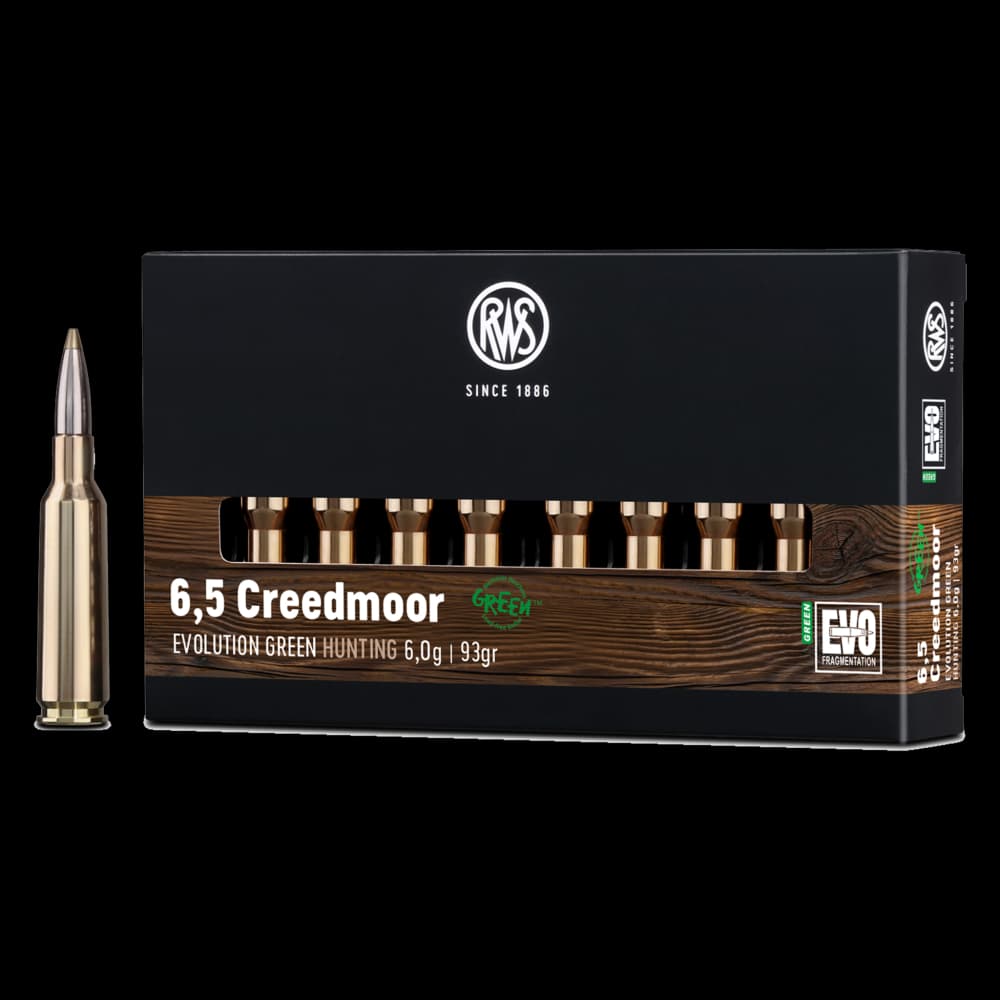 Product Image of Rws 6.5 Creedmoor Evo Green 93G