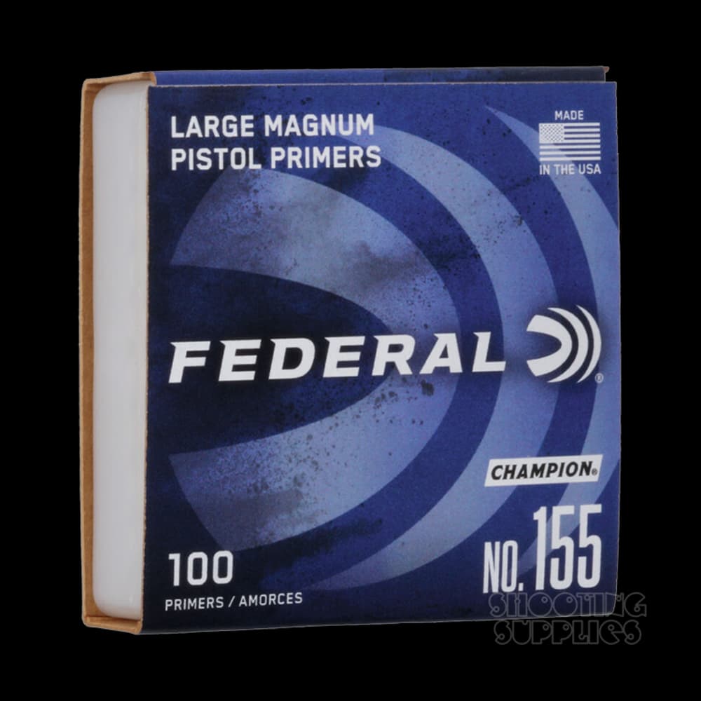 Product Image of Federal Large Pistol Magnum Primer (100 Pack) No. 155