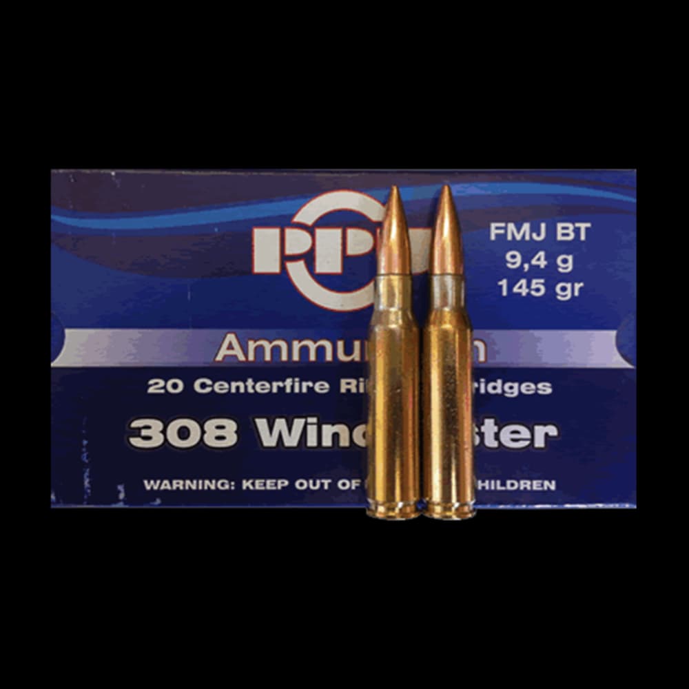 Product Image of Prvi Partizan 308 FMJ BT 145gr Ammo