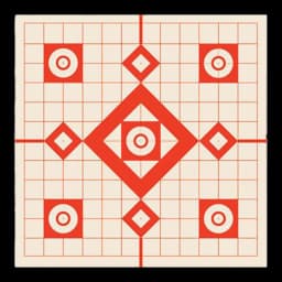 Image of Burris Zeroing Target 14"X14" 10 Pack