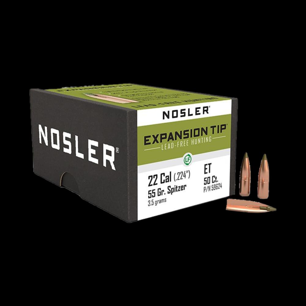 Product Image of Nosler 22/.224" 55 gr Expansion Tip (50)