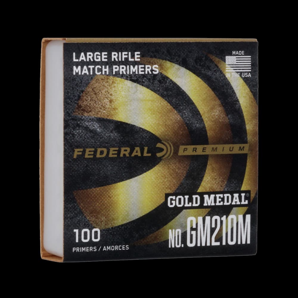 Product Image of Fedral Gold Medal Large Rifle Primer (100 Pack)