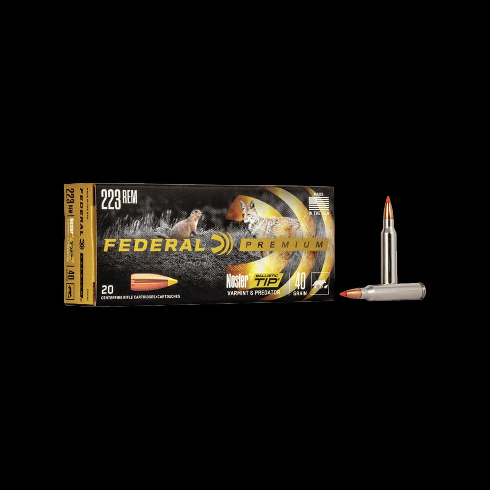 Product Image of Federal Varmint & Predator Nosler BT 223 40gr