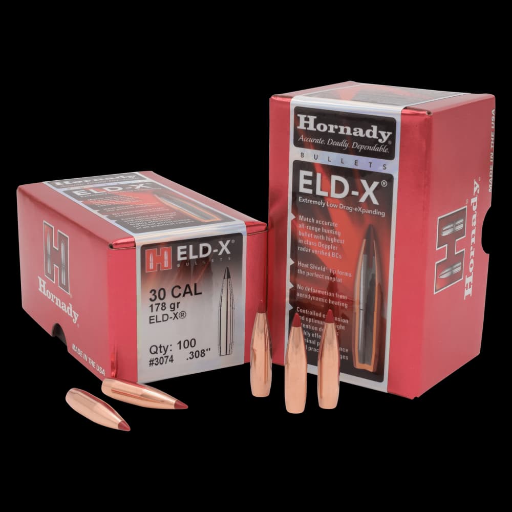 Product Image of Hornady Eld-X Bullets 30Cal 178Gr