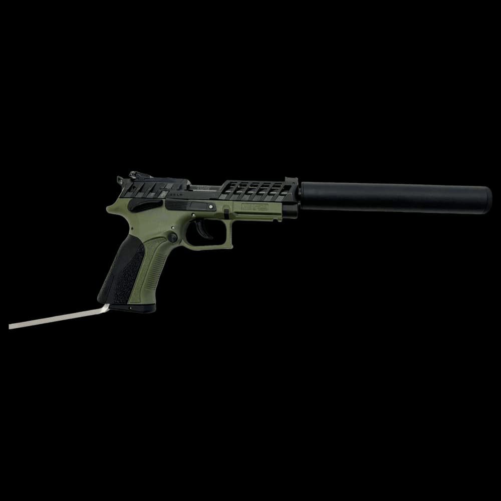 Product Image of Grand Power K22 MK23 X-Trim 22LR Long Barrel Pistol Green