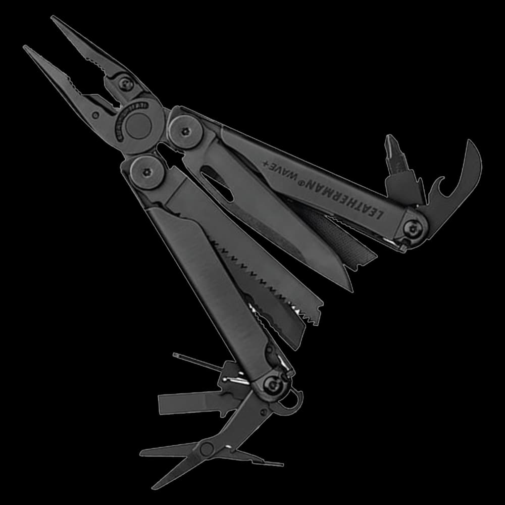 Product Image of Leatherman Wave+ Black Oxide Molle Multi-Tool