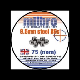 Image of Milbro 9.5 mm Steel Slingshot BB (Bag of 75)