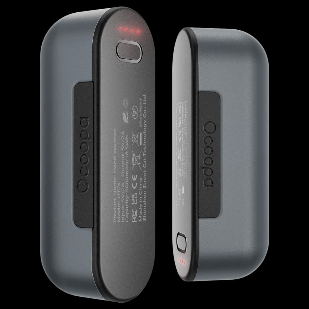 Product Image of Ocoopa UT2s Electronic Hand Warmer Grey