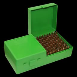 Image of Mtm Small Centrefire Plastic Box (100)