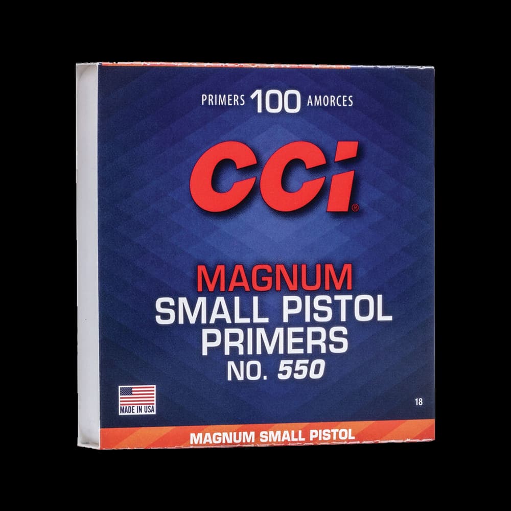 Product Image of CCI 550 Magnum Small Pistol Primer (100 Pack)