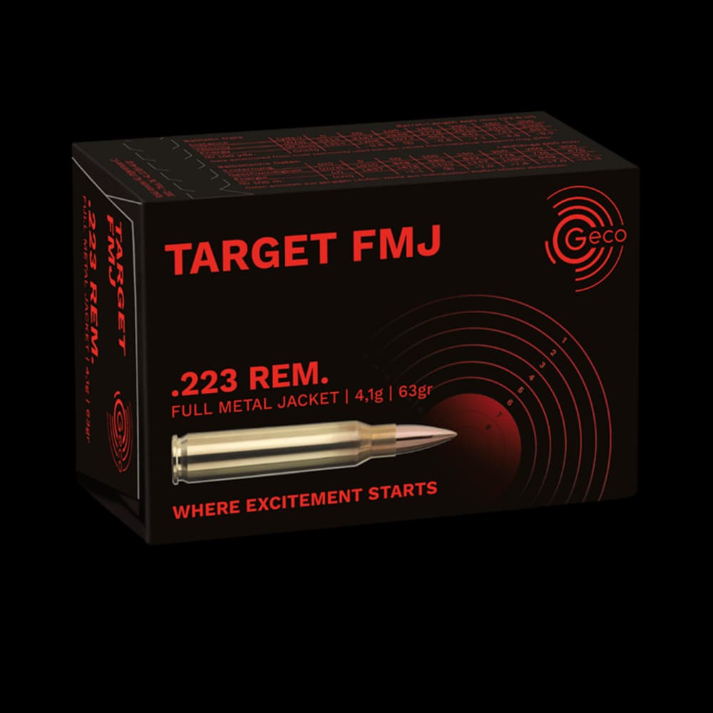 Product Image of Geco Target 223 63gr FMJ