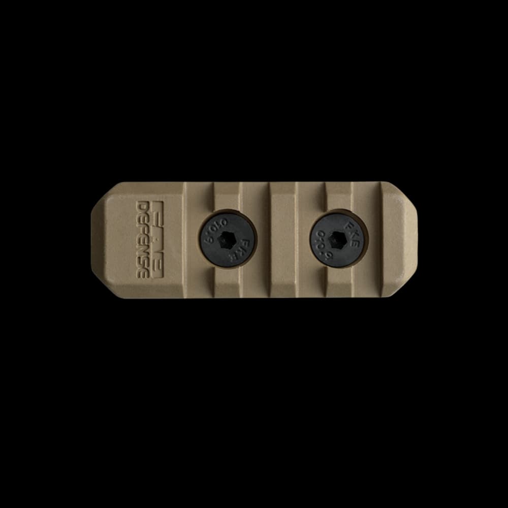 Product Image of FAB Defense Platic M-Lok Rail 5 Slot Tan