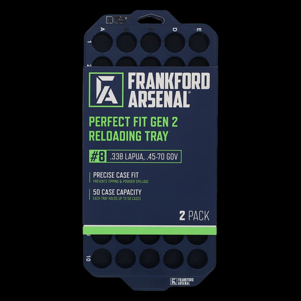 Product Image of Frankford Arsenal Perfect Fit Gen 2 Reloading Tray #8 (45-70) Pack Of 2