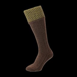 Image of Hatfield Honeycomb Shooting Socks Conker