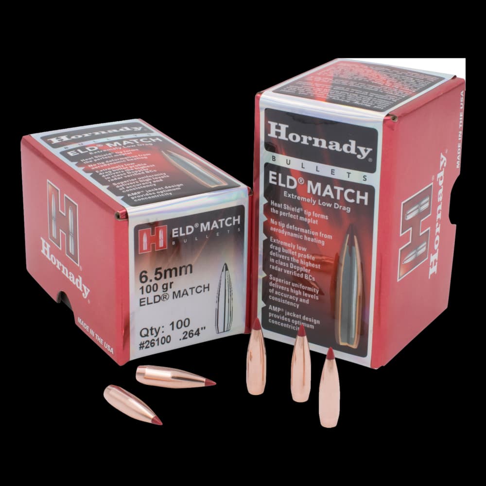 Product Image of Hornady 6.5Mm 100Gr Eld Match Bullets (100)