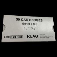 Ruag 9 mm Luger 124gr FMJ Ammunition