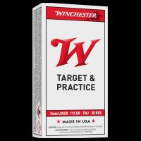 Winchester 9 mm Luger 115gr FMJ Ammunition