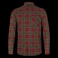 Seeland Glen Flannel Shirt Red Forest XXL