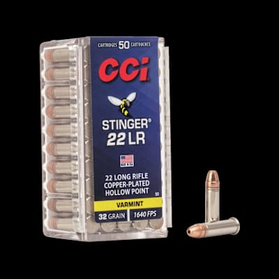 Buy CCI Stinger Hyper Velocity HP 22LR 32gr at Shooting Supplies
