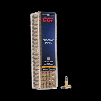 Buy CCI Subsonic HP 22LR 40gr at Shooting Supplies