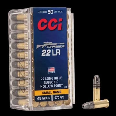 Buy CCI Supressor HP 22LR 45gr at Shooting Supplies