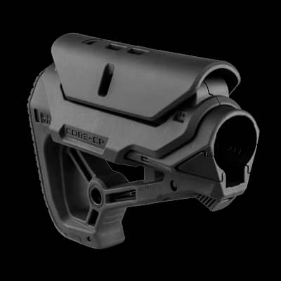 FAB Defense Core-S CQB Optimised Buttstock Black With Cheek Riser