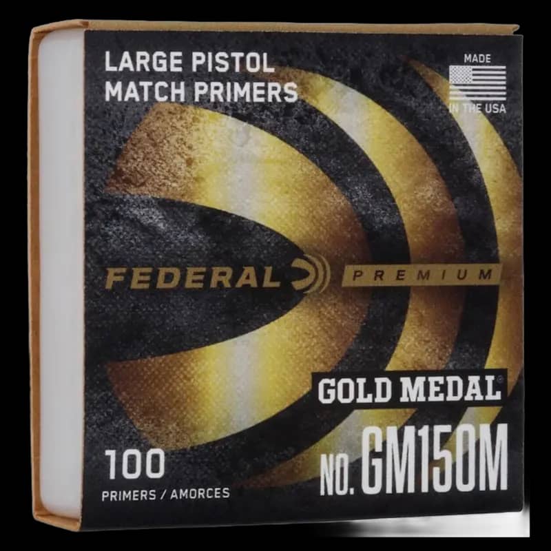 Federal Gold Medal Large Pistol Primer (100 Pack)