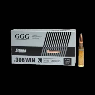GGG 308 FMJ 175gr Match