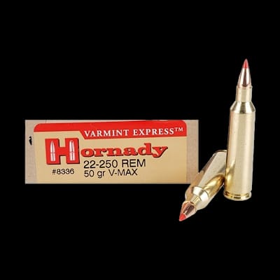 Buy Hornady 22/250 Varmint V Max 50G at Shooting Supplies