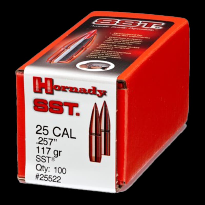 Buy Hornady SST Interlock Bullets 25/.257 117gr at Shooting Supplies